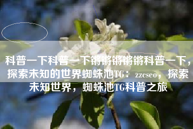 科普一下科普一下锵锵锵锵锵科普一下，探索未知的世界蜘蛛池TG：zzcseo，探索未知世界，蜘蛛池TG科普之旅