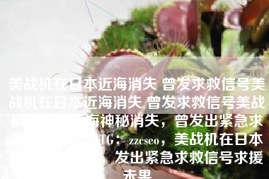 美战机在日本近海消失 曾发求救信号美战机在日本近海消失 曾发求救信号美战机在日本近海神秘消失，曾发出紧急求救信号蜘蛛池TG：zzcseo，美战机在日本近海神秘消失，发出紧急求救信号求援未果