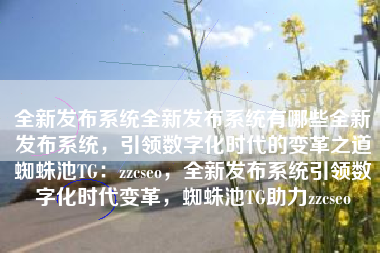 全新发布系统全新发布系统有哪些全新发布系统，引领数字化时代的变革之道蜘蛛池TG：zzcseo，全新发布系统引领数字化时代变革，蜘蛛池TG助力zzcseo