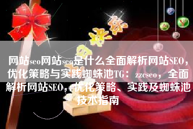 网站seo网站seo是什么全面解析网站SEO，优化策略与实践蜘蛛池TG：zzcseo，全面解析网站SEO，优化策略、实践及蜘蛛池技术指南