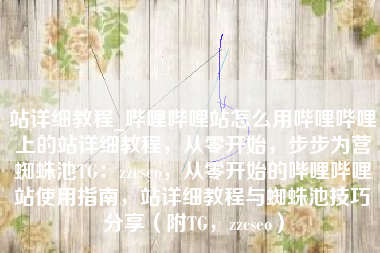 站详细教程_哔哩哔哩站怎么用哔哩哔哩上的站详细教程，从零开始，步步为营蜘蛛池TG：zzcseo，从零开始的哔哩哔哩站使用指南，站详细教程与蜘蛛池技巧分享（附TG，zzcseo）