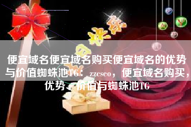 便宜域名便宜域名购买便宜域名的优势与价值蜘蛛池TG：zzcseo，便宜域名购买，优势、价值与蜘蛛池TG