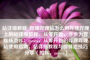 站详细教程_哔哩哔哩站怎么用哔哩哔哩上的站详细教程，从零开始，步步为营蜘蛛池TG：zzcseo，从零开始的哔哩哔哩站使用指南，站详细教程与蜘蛛池技巧分享（附TG，zzcseo）