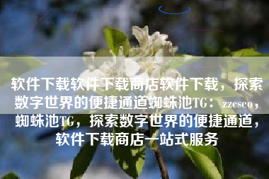 软件下载软件下载商店软件下载，探索数字世界的便捷通道蜘蛛池TG：zzcseo，蜘蛛池TG，探索数字世界的便捷通道，软件下载商店一站式服务