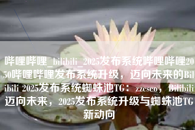 哔哩哔哩_bilibili_2025发布系统哔哩哔哩2050哔哩哔哩发布系统升级，迈向未来的Bilibili 2025发布系统蜘蛛池TG：zzcseo，Bilibili迈向未来，2025发布系统升级与蜘蛛池TG新动向