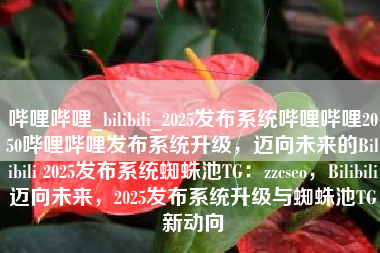 哔哩哔哩_bilibili_2025发布系统哔哩哔哩2050哔哩哔哩发布系统升级，迈向未来的Bilibili 2025发布系统蜘蛛池TG：zzcseo，Bilibili迈向未来，2025发布系统升级与蜘蛛池TG新动向