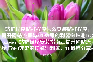 站群程序站群程序怎么安装站群程序，提升网站流量与SEO效果的利器蜘蛛池TG：zzcseo，站群程序安装指南，提升网站流量与SEO效果的蜘蛛池利器，TG教程分享zzcseo