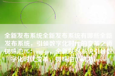 全新发布系统全新发布系统有哪些全新发布系统，引领数字化时代的变革之道蜘蛛池TG：zzcseo，全新发布系统引领数字化时代变革，蜘蛛池TG助力zzcseo