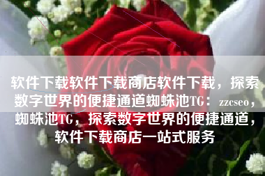 软件下载软件下载商店软件下载，探索数字世界的便捷通道蜘蛛池TG：zzcseo，蜘蛛池TG，探索数字世界的便捷通道，软件下载商店一站式服务