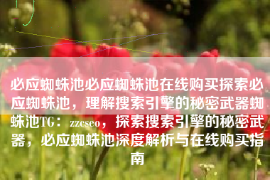 必应蜘蛛池必应蜘蛛池在线购买探索必应蜘蛛池，理解搜索引擎的秘密武器蜘蛛池TG：zzcseo，探索搜索引擎的秘密武器，必应蜘蛛池深度解析与在线购买指南