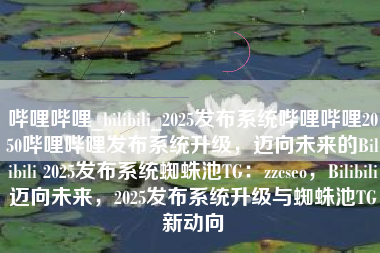 哔哩哔哩_bilibili_2025发布系统哔哩哔哩2050哔哩哔哩发布系统升级，迈向未来的Bilibili 2025发布系统蜘蛛池TG：zzcseo，Bilibili迈向未来，2025发布系统升级与蜘蛛池TG新动向