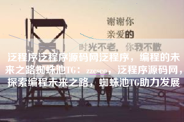 泛程序泛程序源码网泛程序，编程的未来之路蜘蛛池TG：zzcseo，泛程序源码网，探索编程未来之路，蜘蛛池TG助力发展