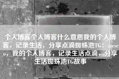 个人博客个人博客什么意思我的个人博客，记录生活，分享点滴蜘蛛池TG：zzcseo，我的个人博客，记录生活点滴，分享生活蜘蛛池TG故事