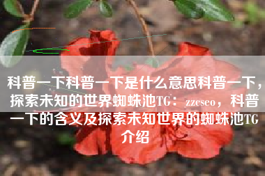 科普一下科普一下是什么意思科普一下，探索未知的世界蜘蛛池TG：zzcseo，科普一下的含义及探索未知世界的蜘蛛池TG介绍