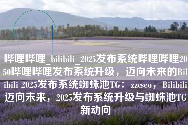 哔哩哔哩_bilibili_2025发布系统哔哩哔哩2050哔哩哔哩发布系统升级，迈向未来的Bilibili 2025发布系统蜘蛛池TG：zzcseo，Bilibili迈向未来，2025发布系统升级与蜘蛛池TG新动向