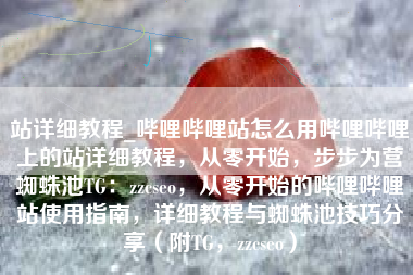 站详细教程_哔哩哔哩站怎么用哔哩哔哩上的站详细教程，从零开始，步步为营蜘蛛池TG：zzcseo，从零开始的哔哩哔哩站使用指南，详细教程与蜘蛛池技巧分享（附TG，zzcseo）