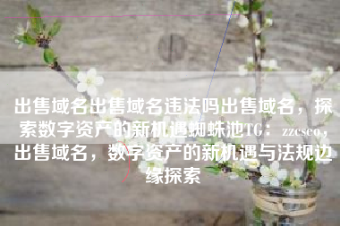 出售域名出售域名违法吗出售域名，探索数字资产的新机遇蜘蛛池TG：zzcseo，出售域名，数字资产的新机遇与法规边缘探索