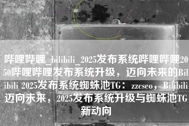 哔哩哔哩_bilibili_2025发布系统哔哩哔哩2050哔哩哔哩发布系统升级，迈向未来的Bilibili 2025发布系统蜘蛛池TG：zzcseo，Bilibili迈向未来，2025发布系统升级与蜘蛛池TG新动向
