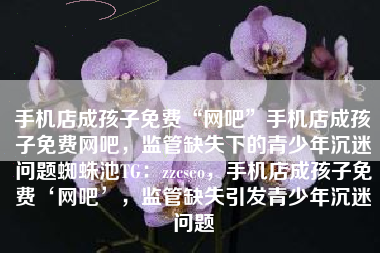 手机店成孩子免费“网吧”手机店成孩子免费网吧，监管缺失下的青少年沉迷问题蜘蛛池TG：zzcseo，手机店成孩子免费‘网吧’，监管缺失引发青少年沉迷问题