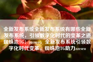 全新发布系统全新发布系统有哪些全新发布系统，引领数字化时代的变革之道蜘蛛池TG：zzcseo，全新发布系统引领数字化时代变革，蜘蛛池TG助力zzcseo