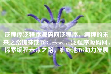 泛程序泛程序源码网泛程序，编程的未来之路蜘蛛池TG：zzcseo，泛程序源码网，探索编程未来之路，蜘蛛池TG助力发展