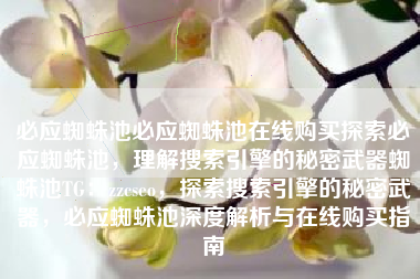 必应蜘蛛池必应蜘蛛池在线购买探索必应蜘蛛池，理解搜索引擎的秘密武器蜘蛛池TG：zzcseo，探索搜索引擎的秘密武器，必应蜘蛛池深度解析与在线购买指南