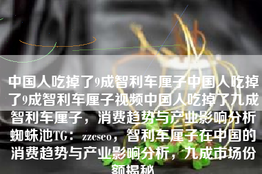 中国人吃掉了9成智利车厘子中国人吃掉了9成智利车厘子视频中国人吃掉了九成智利车厘子，消费趋势与产业影响分析蜘蛛池TG：zzcseo，智利车厘子在中国的消费趋势与产业影响分析，九成市场份额揭秘