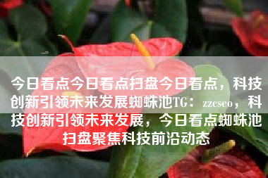 今日看点今日看点扫盘今日看点，科技创新引领未来发展蜘蛛池TG：zzcseo，科技创新引领未来发展，今日看点蜘蛛池扫盘聚焦科技前沿动态