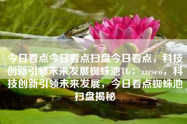 今日看点今日看点扫盘今日看点，科技创新引领未来发展蜘蛛池TG：zzcseo，科技创新引领未来发展，今日看点蜘蛛池扫盘揭秘