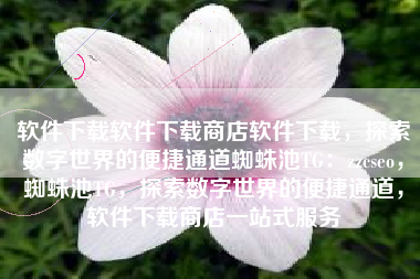 软件下载软件下载商店软件下载，探索数字世界的便捷通道蜘蛛池TG：zzcseo，蜘蛛池TG，探索数字世界的便捷通道，软件下载商店一站式服务