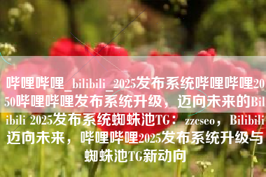 哔哩哔哩_bilibili_2025发布系统哔哩哔哩2050哔哩哔哩发布系统升级，迈向未来的Bilibili 2025发布系统蜘蛛池TG：zzcseo，Bilibili迈向未来，哔哩哔哩2025发布系统升级与蜘蛛池TG新动向