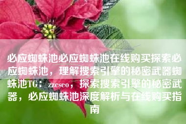 必应蜘蛛池必应蜘蛛池在线购买探索必应蜘蛛池，理解搜索引擎的秘密武器蜘蛛池TG：zzcseo，探索搜索引擎的秘密武器，必应蜘蛛池深度解析与在线购买指南