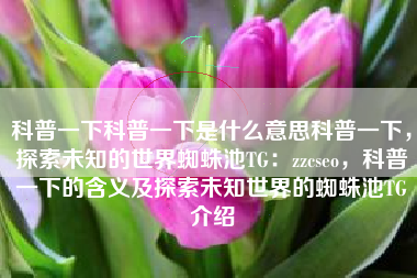 科普一下科普一下是什么意思科普一下，探索未知的世界蜘蛛池TG：zzcseo，科普一下的含义及探索未知世界的蜘蛛池TG介绍