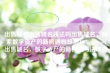 出售域名出售域名违法吗出售域名，探索数字资产的新机遇蜘蛛池TG：zzcseo，出售域名，数字资产的新机遇与法规边缘探索