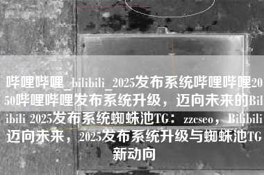 哔哩哔哩_bilibili_2025发布系统哔哩哔哩2050哔哩哔哩发布系统升级，迈向未来的Bilibili 2025发布系统蜘蛛池TG：zzcseo，Bilibili迈向未来，2025发布系统升级与蜘蛛池TG新动向