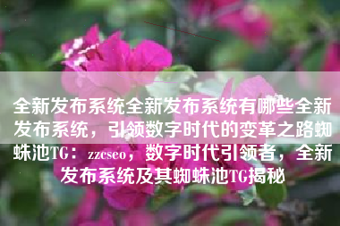 全新发布系统全新发布系统有哪些全新发布系统，引领数字时代的变革之路蜘蛛池TG：zzcseo，数字时代引领者，全新发布系统及其蜘蛛池TG揭秘