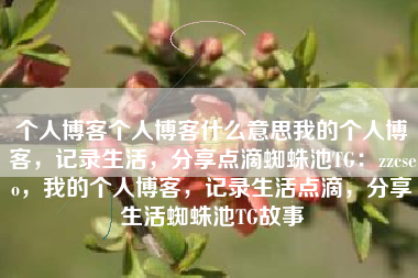 个人博客个人博客什么意思我的个人博客，记录生活，分享点滴蜘蛛池TG：zzcseo，我的个人博客，记录生活点滴，分享生活蜘蛛池TG故事