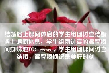 结婚遇上课间休息的学生组团讨喜结婚遇上课间休息，学生组团讨喜的温馨瞬间蜘蛛池TG：zzcseo，学生组团课间讨喜结婚，温馨瞬间记录美好时刻