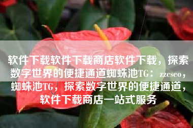软件下载软件下载商店软件下载，探索数字世界的便捷通道蜘蛛池TG：zzcseo，蜘蛛池TG，探索数字世界的便捷通道，软件下载商店一站式服务