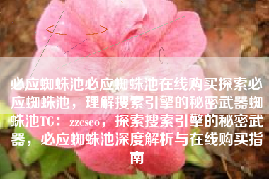 必应蜘蛛池必应蜘蛛池在线购买探索必应蜘蛛池，理解搜索引擎的秘密武器蜘蛛池TG：zzcseo，探索搜索引擎的秘密武器，必应蜘蛛池深度解析与在线购买指南