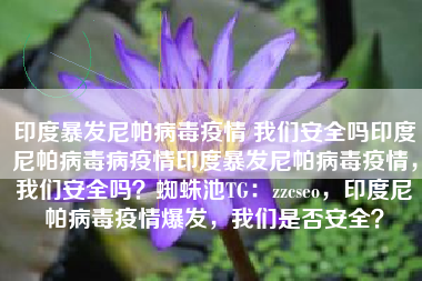 印度暴发尼帕病毒疫情 我们安全吗印度尼帕病毒病疫情印度暴发尼帕病毒疫情，我们安全吗？蜘蛛池TG：zzcseo，印度尼帕病毒疫情爆发，我们是否安全？